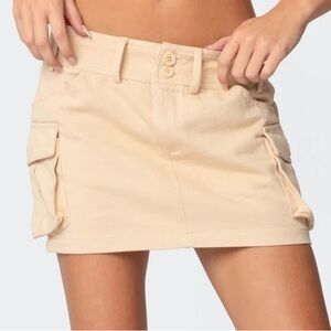 Edikted Katya Low-Rise Cargo Skirt